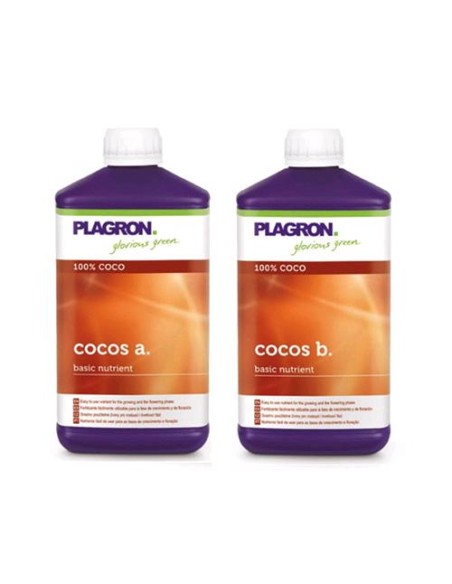 Plagron Cocos A+B 2x1L Fertilizzante Per Crescita E Fioritura.