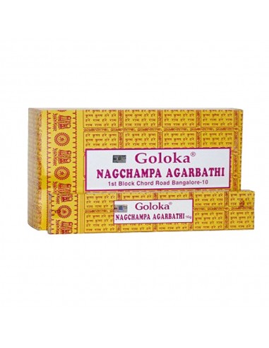 Incenso - Nag Champa Agarbathi - Goloka - Scatolina da 16g - Mix di Fiori