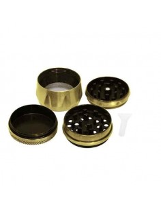 SCATOLA GRINDER METALLO 4 Parti Professionale Con Vassoio Barattolo Di Sto  EUR 39,40 - PicClick IT