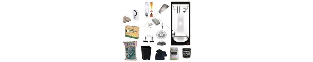 Kit BOX + LUCE + VENTILAZIONE + SUBSTRATO